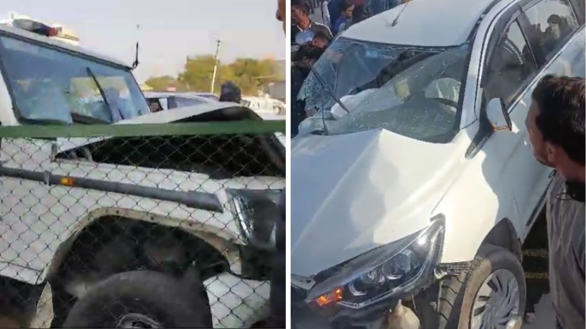 राजस्थान CM काफिला दुर्घटना: नौ घायल, दो गंभीर