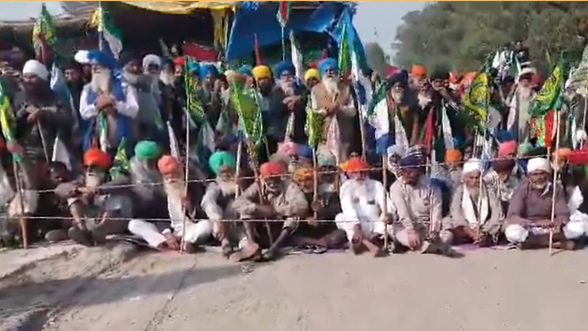 शंभू बॉर्डर पर किसानों का आंदोलन: दिल्ली कूच की तैयारी, 101 किसानों का जत्था रवाना